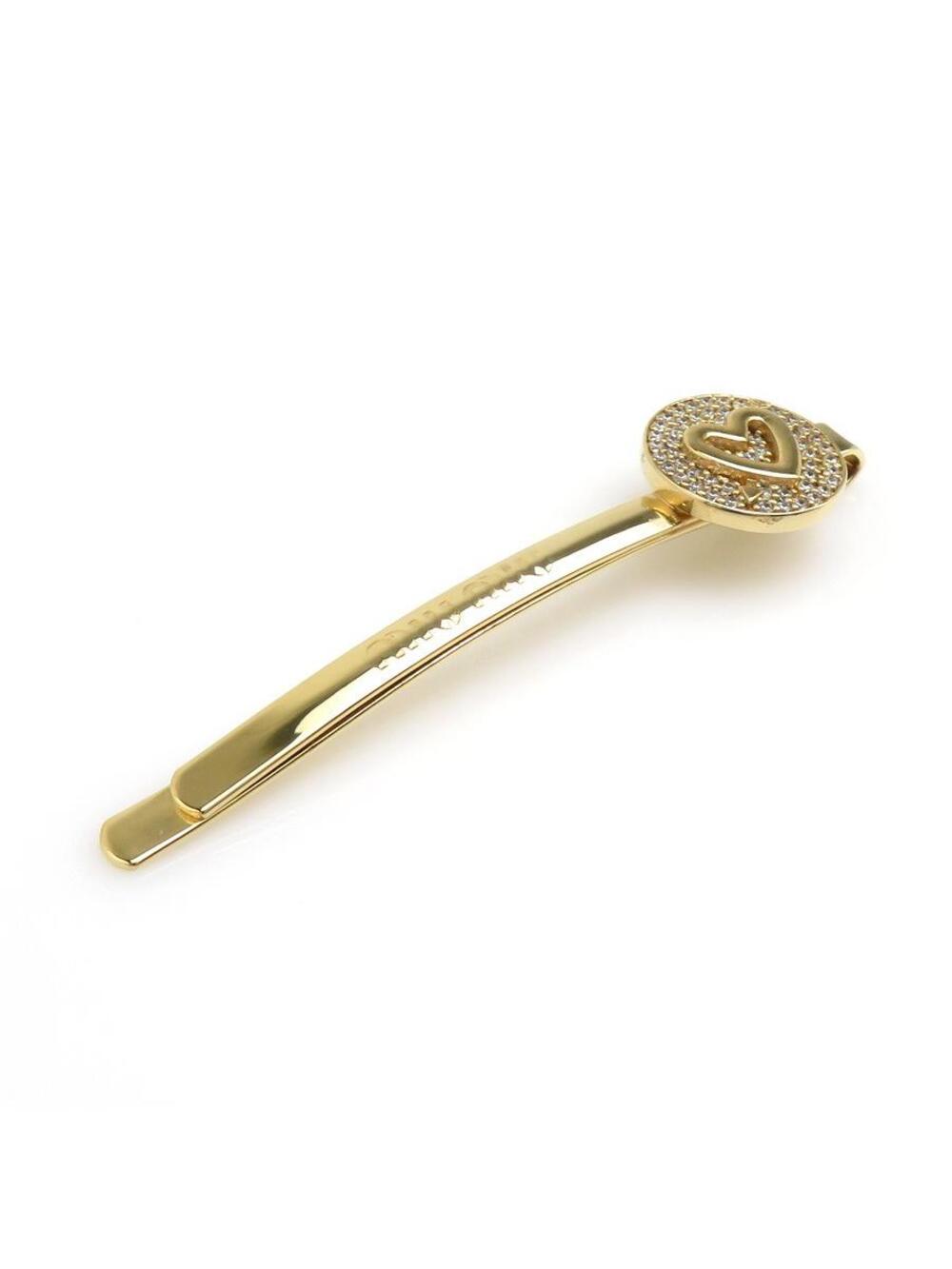Auth Miumiu Hairpin Gold Metal - #302638M21B